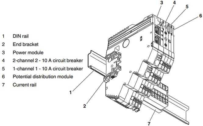 Phoenix Contact CAPAROC Circuit Breaker System